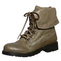Diba Women's 'Miss Me' Taupe Combat Boots FINAL SALE