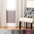 Embossed Room Darkening Grommet 84-inch Curtain Pair