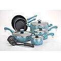 Paula Deen Signature Porcelain 12-piece Robin's Egg Cookware Set w/$20 Mail-in Rebate