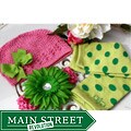 Headbandz Baby Pink/ Apple Green 5-piece Baby Accessory Pack