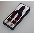 Ferrecci Men's Burgundy Suspenders