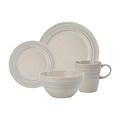 Pfaltzgraff Rio Swirl Teal 16-piece Dinnerware Set