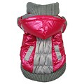 Pet Life Red Aspen Vintage Polyester and 3M Thinsulate Dog Ski Coat