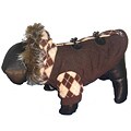 Pet Life Designer Patterned Removable Hood Cotton Pet Sweat Jacket