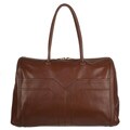 Yves Saint Laurent Brown Leather Bowler Bag