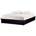 Studio E. King Black Faux Leather Bed