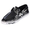 Ed Hardy Women's 'Dera' Crinkled Leather Tattoo Boatshoe