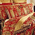 Sherry Kline China Art Red 6-piece Comforter Set