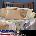 Grand Luxe Egyptian Cotton 300 TC Scroll Pillowcases (Set of 2)