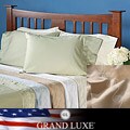 Grand Luxe Egyptian Cotton 500 TC Swirl Pillowcases (Set of 2)