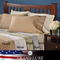 Grand Luxe Egyptian Cotton 500 TC Scroll Pillowcases (Set of 2)