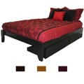 Scandanavia Queen-size Solid Wood Storage Drawer Platform Bed