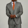 Lauren by Ralph Lauren Men's Slim Fit Glen Plaid 2-button Wool Suit