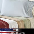 Grand Luxe Egyptian Cotton 500 Thread Count Chain Queen-size Deep Pocket Sheet Set