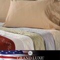 Grand Luxe Egyptian Cotton 500 Thread Count Scroll Twin-size Deep Pocket Sheet Set