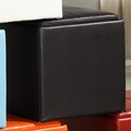 Swayne Brown Cube Ottoman