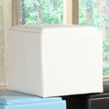 Swayne White Cube Ottoman