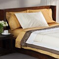 Grand Luxe Egyptian Cotton 800 Thread Count Scroll Queen-size Deep Pocket Sheet Set
