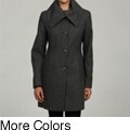 LNR by La Nouvelle Renaissance Women's Spread Collar Wool Coat FINAL SALE