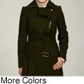 Kenneth Cole Women's Wool Belted Coat