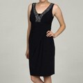 Anne Klein Women's Bead Embellished Jersey Dress