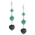 Charming Life Sterling Silver Gemstone and Crystal Earrings