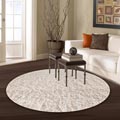 Alexa My Soft and Plush White Shag Rug (8' Round)