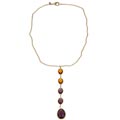 Rivka Friedman 18k Goldplated Crystal Lariat Necklace