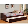 Bowiea Dark Cherry Daybed with Twin Trundle