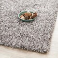 Hand-woven Medley Grey Textured Shag Rug (5' x 8')