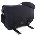 DadGear Messenger Diaper Bag in Basic Black