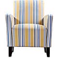 Portfolio Gia Urban Arm Chair Cabana Golden Yellow Stripe