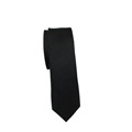 H. Luzzario & Co Black Silk Skinny Tie