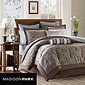 Madison Park Whitman Blue 12-piece King-size Bed in a Bag