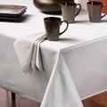 Rosedale Spill-proof White 60x104-inch Tablecloth