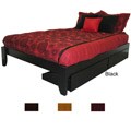 Scandanavia Twin-size Solid Wood Storage Drawer Platform Bed