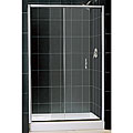 DreamLine Infinity 48x72-inch Clear Glass Shower Door and Trio Base