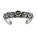 Southwest Moon Sterling Silver Peridot Beaded Toe Ring