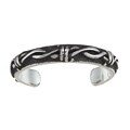 Southwest Moon Sterling Silver Braided Rope Toe Ring