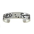 Southwest Moon Sterling Silver Vine Pattern Toe Ring