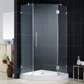 DreamLine Neolux 38x73-inch Nickel Frameless Hinged Shower Enclosure