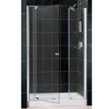DreamLine Allure 30-37-inch Clear Glass Shower Door and Trio Base
