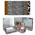 Apple iPad 2 Animal Print Folding Stand Case with Screen Protector