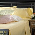 Laura Ashley Solid Cotton 300 Thread Count King-size Sheet Set