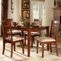Daphne Burnished Cherry 5-piece Mission Casual Dining Set