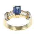 Encore by Le Vian 14k Gold Sapphire and 3/8ct TDW Diamond Ring (H-I, SI1-IS2)