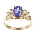 Encore by Le Vian 14k Gold Tanzanite and 2/5ct TDW Diamond Ring