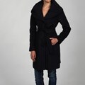 Tahari Women's Wool-blend Shawl Collar Belted Coat