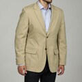 U & I Men's Wheat Cotton-blend 2-button Jacket