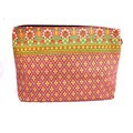 Cotton Canvas Large Violet Makeup Bag (Thailand)